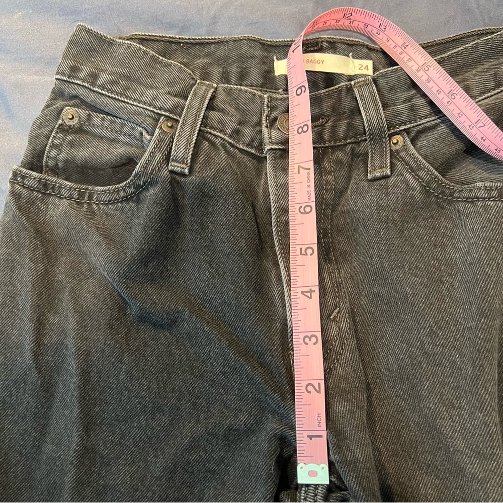Levi's Women's Black '94 Baggy Jeans - Picture 7 of 8
